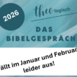 Das Bibelgespräch im HdB fällt leider aus!
