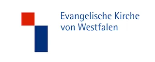 Logo Evangelische Kirche von Westfalen (Rot-blaues Kreuz).